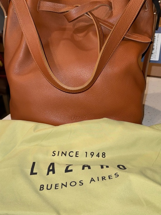 Lazaro Handbags - Lazaro Leather Coya Leather Bucket Bag - Cognac - New With Tags